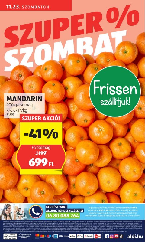 ALDI Akciós újság