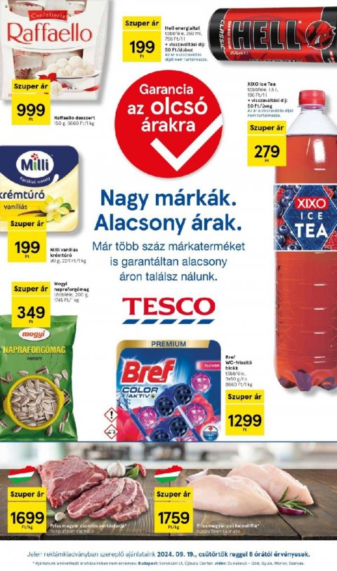 TESCO Akciós újság od 19. 9. 2024 do 25. 9. 2024