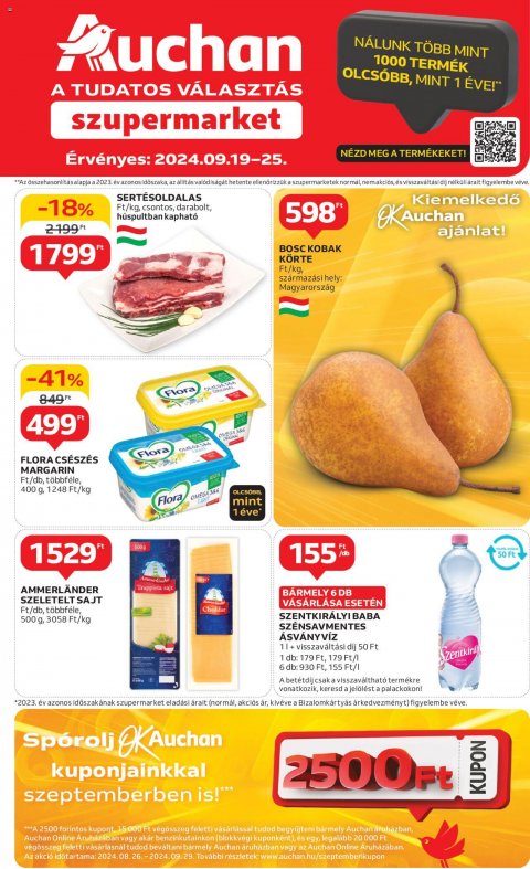 AUCHAN Szupermarket od 19. 9. 2024 do 25. 9. 2024