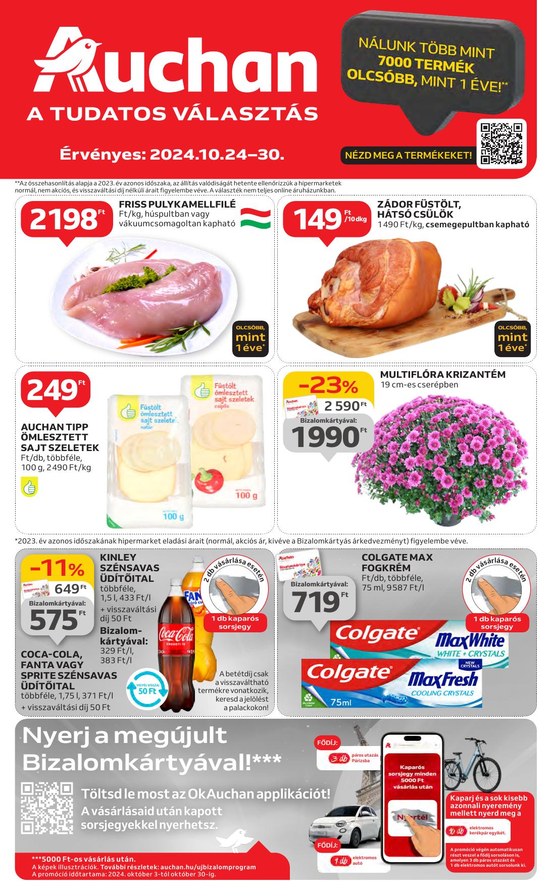 AUCHAN Hipermarket od 24. 10. 2024 do 30. 10. 2024