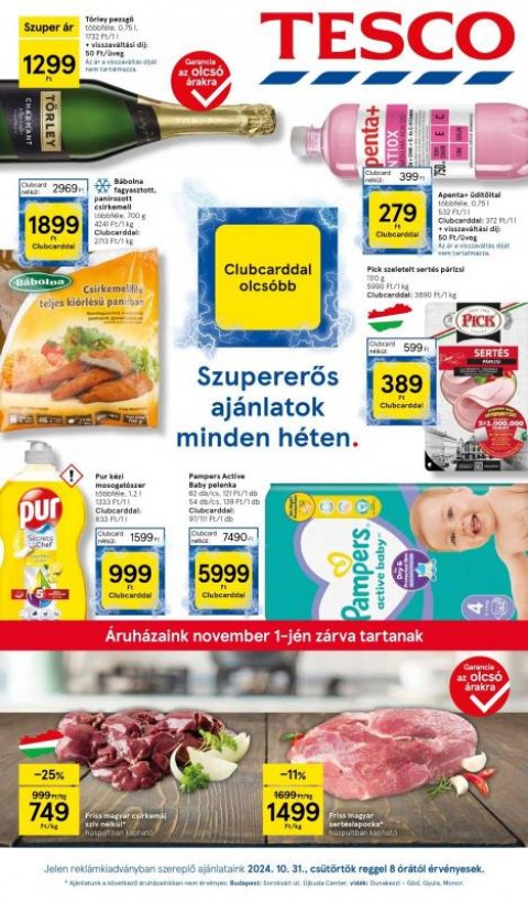 TESCO Hipermarket od 31. 10. 2024 do 6. 11. 2024