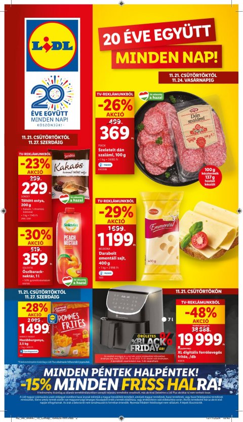 LIDL Akciós újság od 21. 11. 2024 do 27. 11. 2024