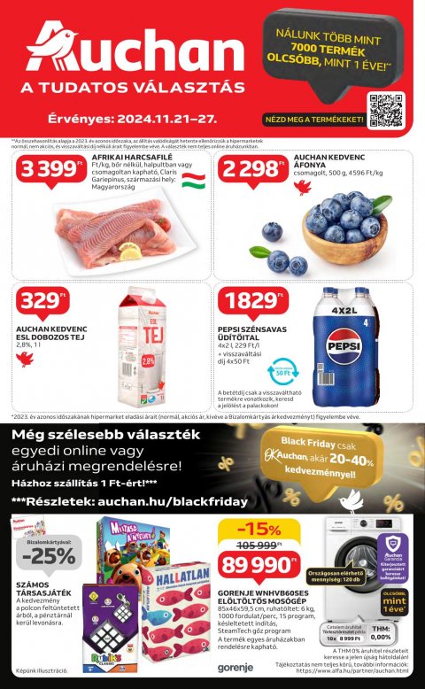 AUCHAN Hipermarket od 21. 11. 2024 do 27. 11. 2024