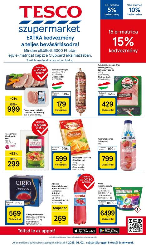 TESCO Hipermarket od 2. 1. 2025 do 8. 1. 2025