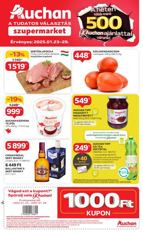 AUCHAN Szupermarket od 23. 1. 2025 do 29. 1. 2025