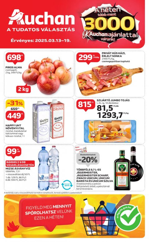 AUCHAN Hipermarket od 13. 3. 2025 do 19. 3. 2025